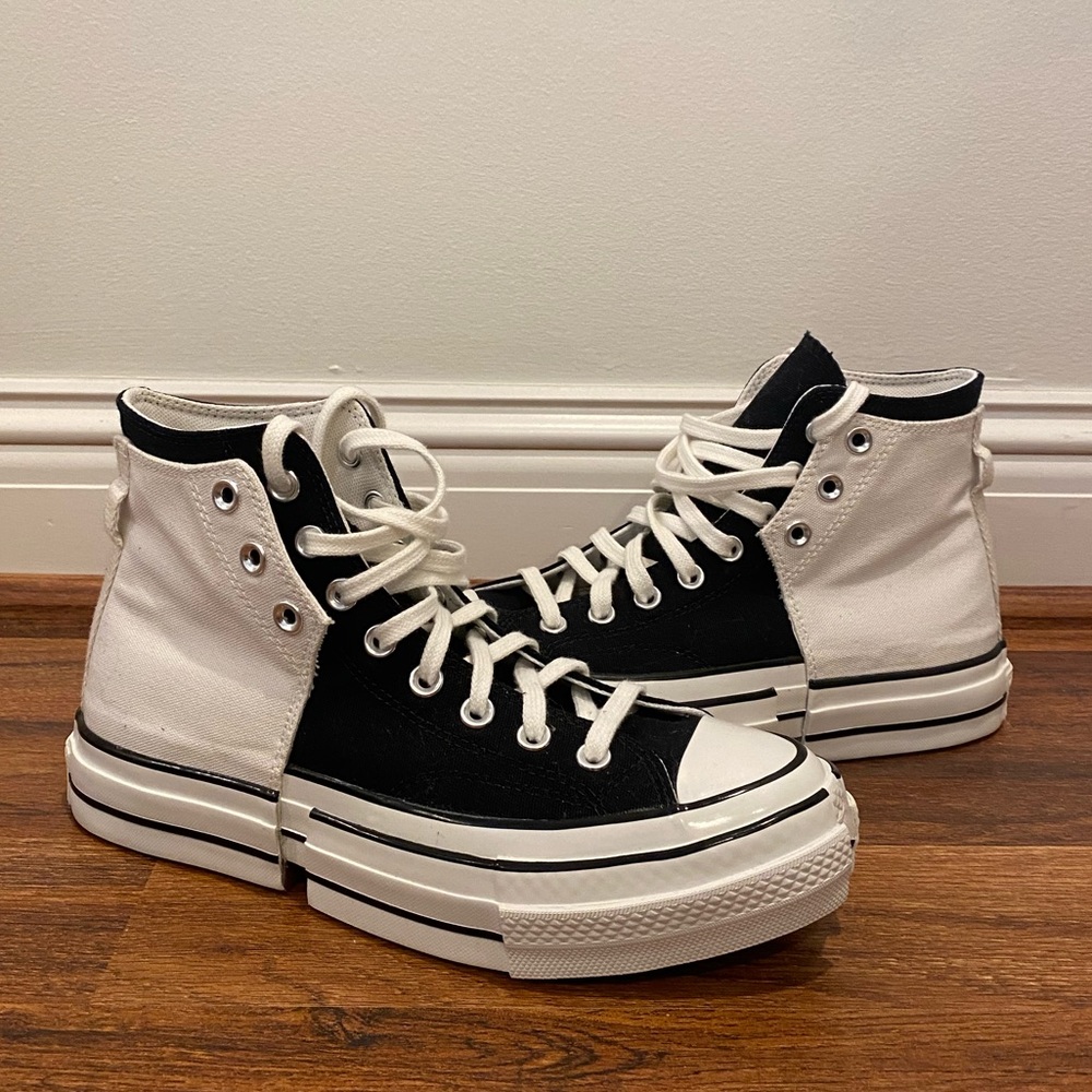Brand New Converse Feng Chen Wang x Chuck 70s 2-in-1 Ivory Black